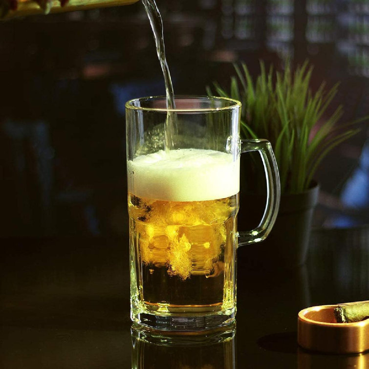 GoodDogHousehold Style Extra Large Beer Mug ,Large Glass Mugs With